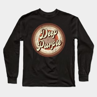 Vintage brown exclusive - deep purple Long Sleeve T-Shirt